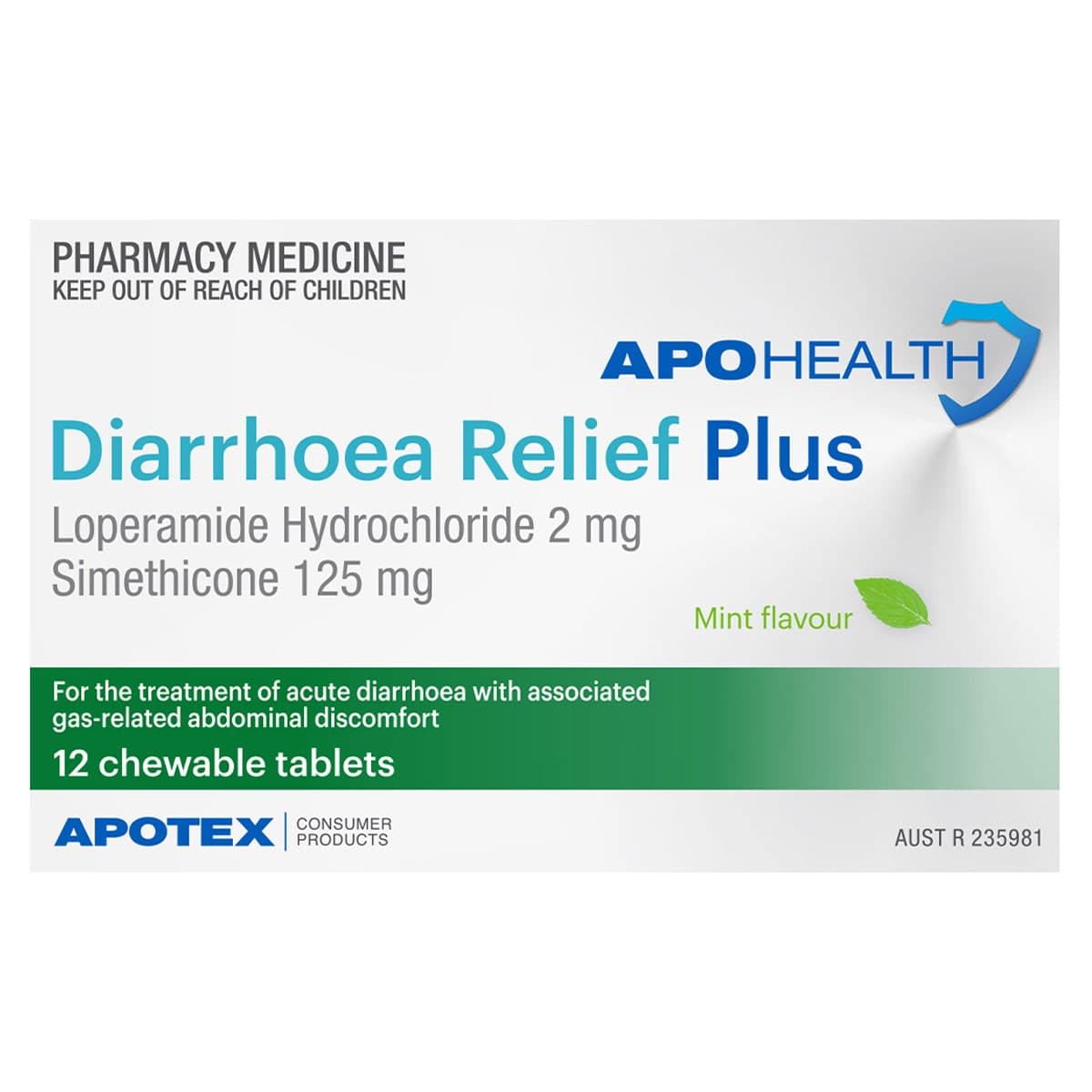 Thumbnail APOHEALTH Diarrhoea Relief Plus 12 Chewable Tablets