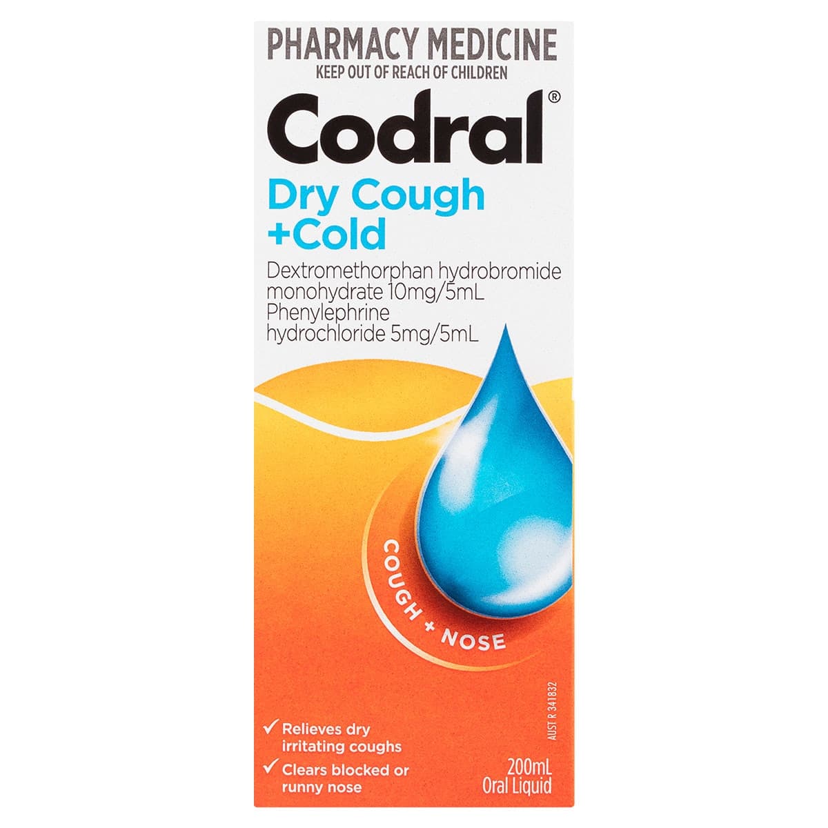 Thumbnail Codral Dry Cough & Cold Liquid 200ml