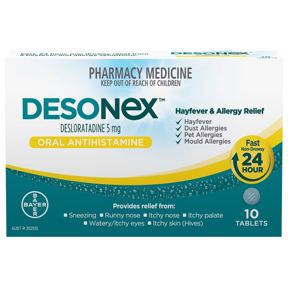 Thumbnail Desonex Allergy & Hayfever Relief 10 Tablets