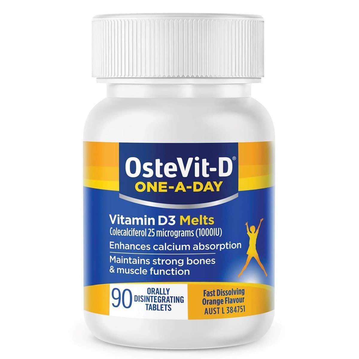 Thumbnail OsteVit-D One-a-Day Vitamin D3 Melts 90 Tablets