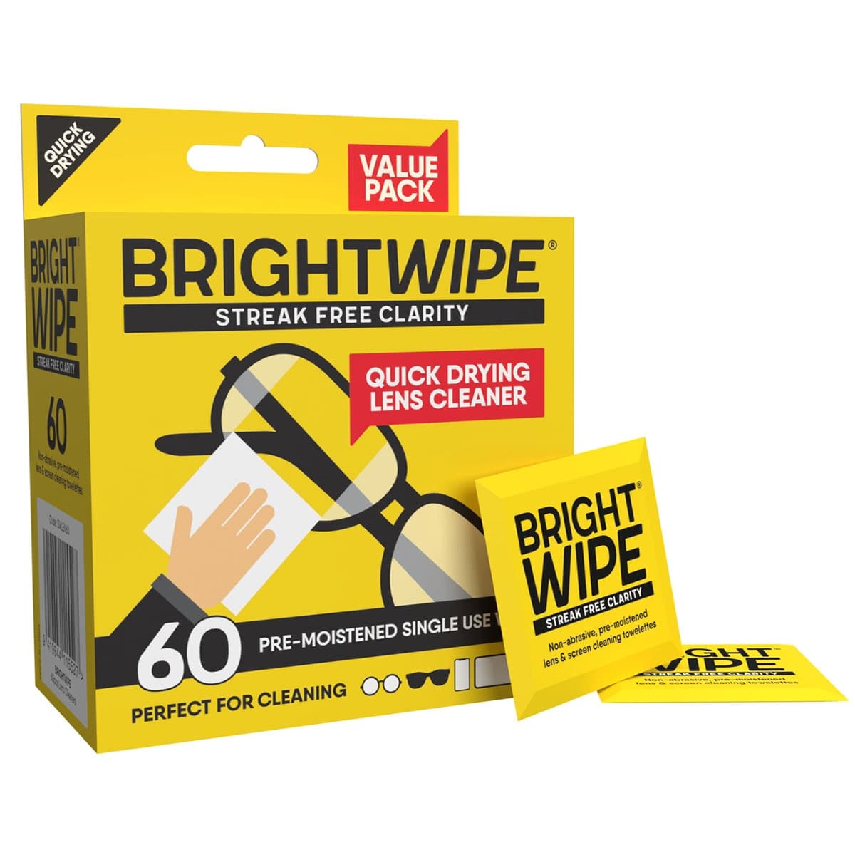 Thumbnail Bright Wipe Lens Wipe 60 Pack