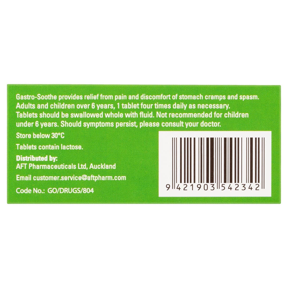 Thumbnail Gastro-Soothe Forte Stomach Pain Relief 10 Tablets