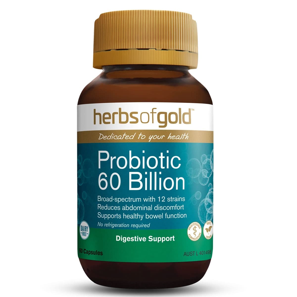 Thumbnail Herbs of Gold Probiotic 60 Billion 60 Capsules