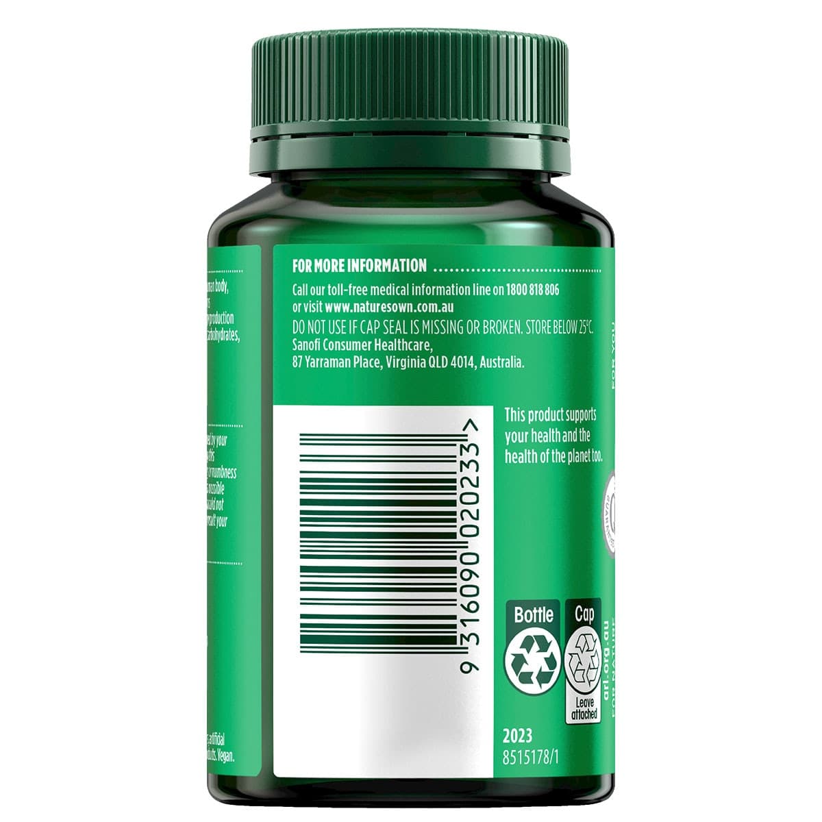 Thumbnail Nature's Own Ultra B 150 Forte 60 Tablets (New Formula)