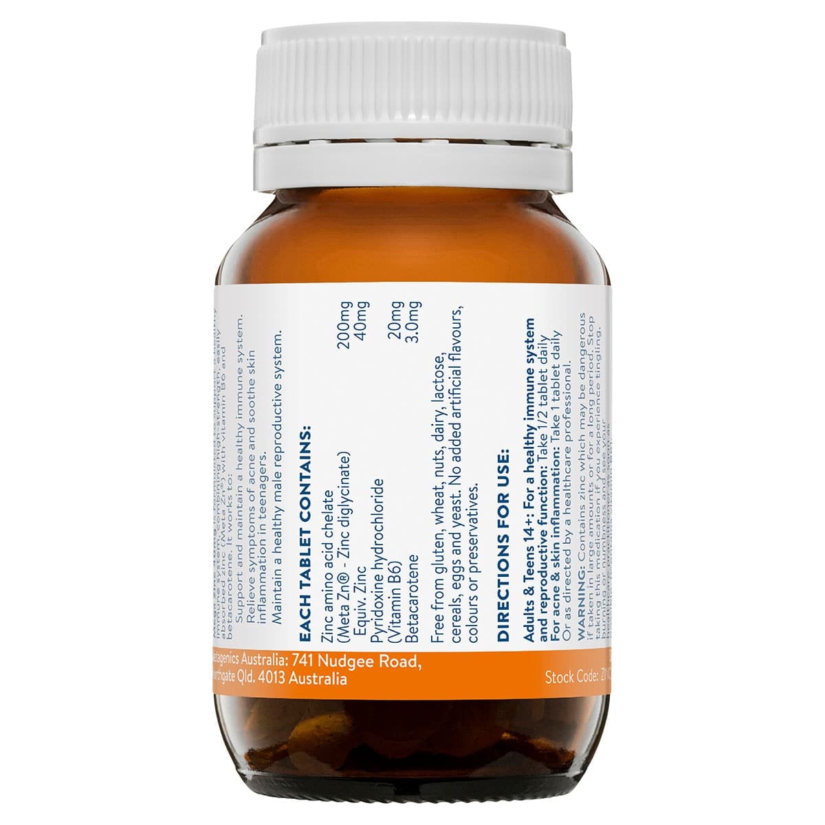 Thumbnail Ethical Nutrients Mega Zinc 40mg 120 Tablets