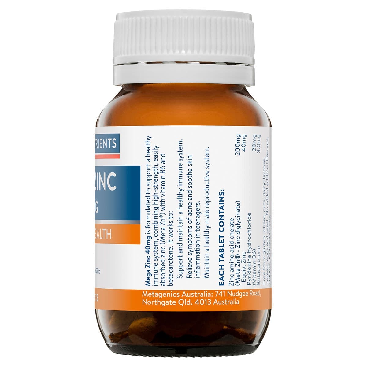 Thumbnail Ethical Nutrients Mega Zinc 40mg 120 Tablets