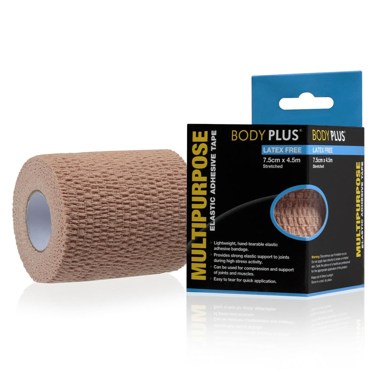 Thumbnail Body Plus Multipurpose Elastic Adhesive Tape 7.5cm x 4.5m