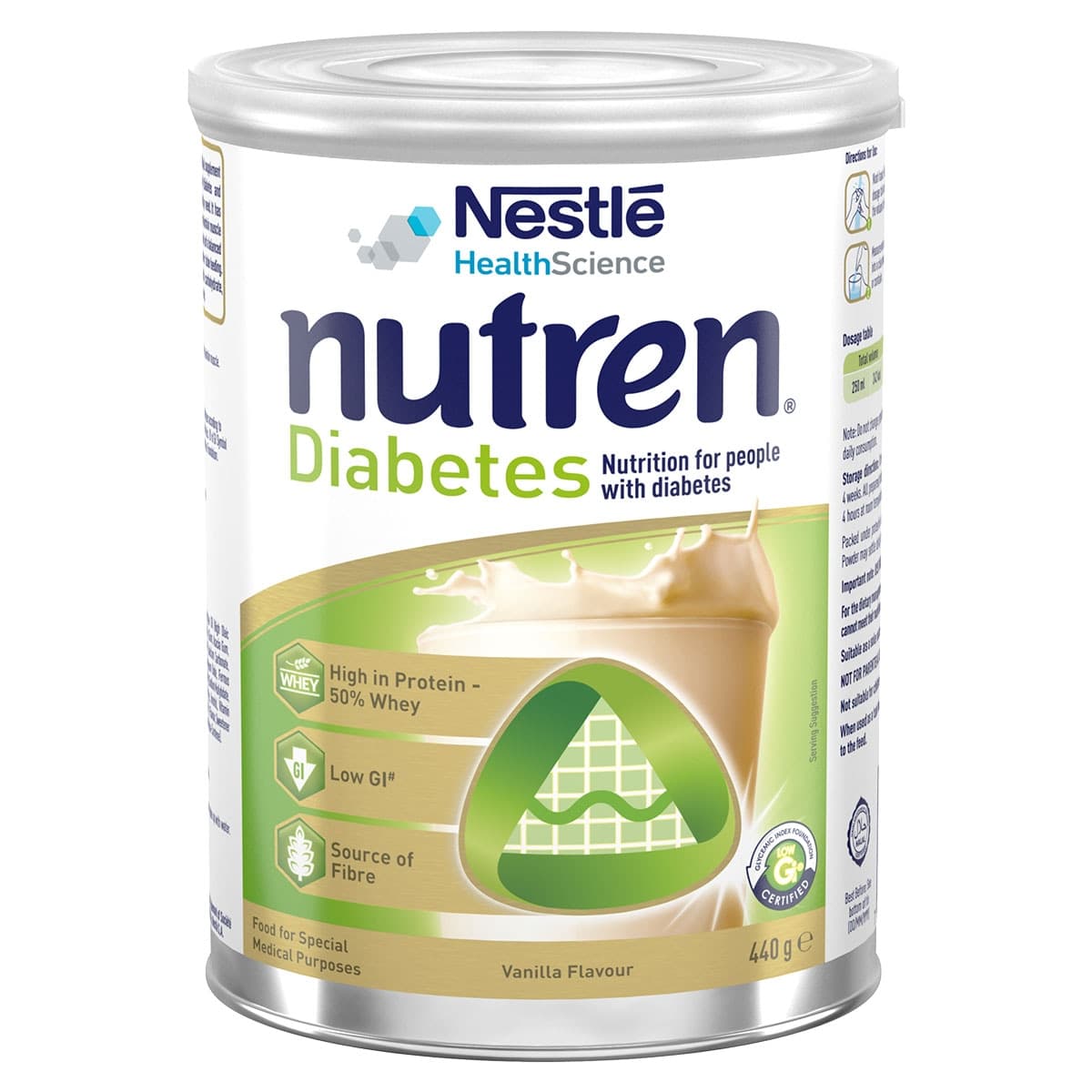 Thumbnail Nutren Diabetes Vanilla Flavour Powder 440g