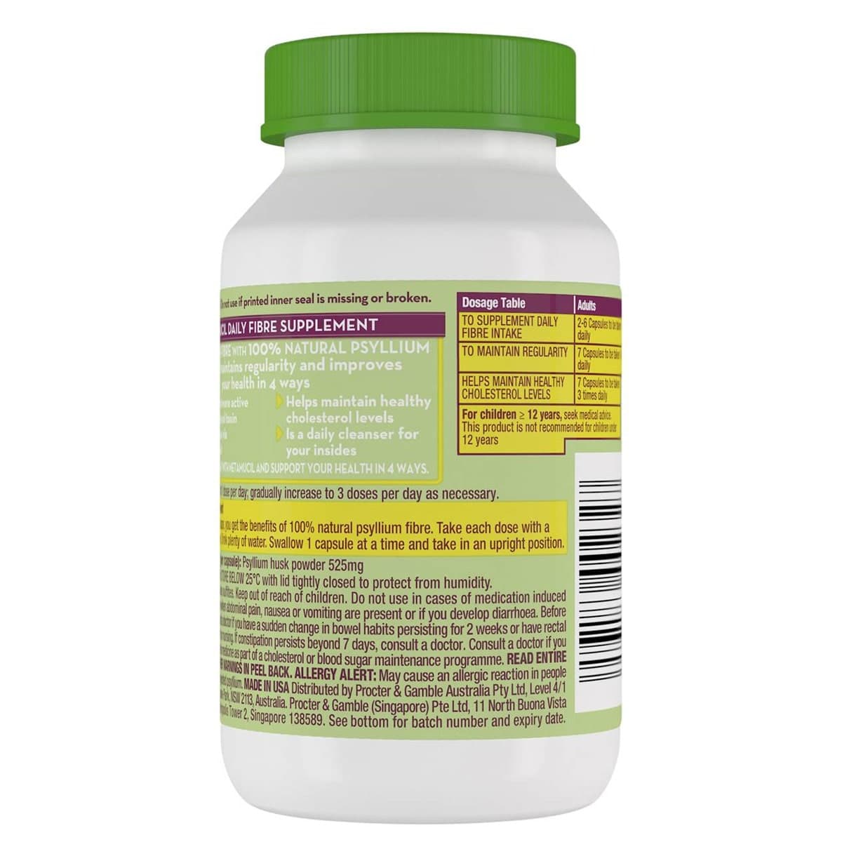 Thumbnail Metamucil Fibrecaps Fibre Supplement 160 Capsules