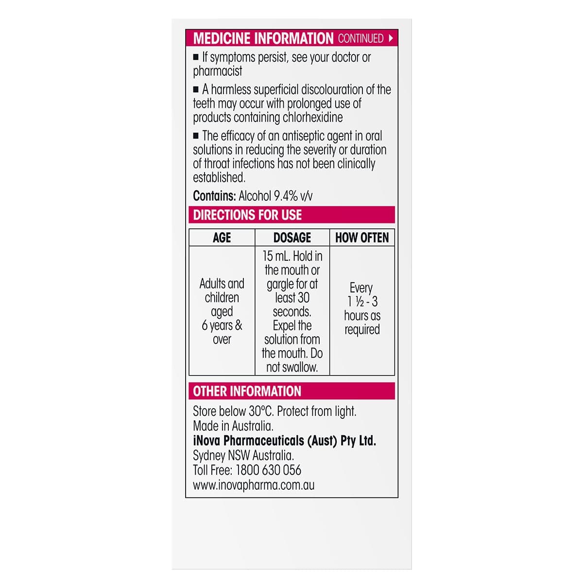 Thumbnail Difflam Plus Sore Throat & Mouth Solution + Antiseptic & Anti-Inflammatory 200ml