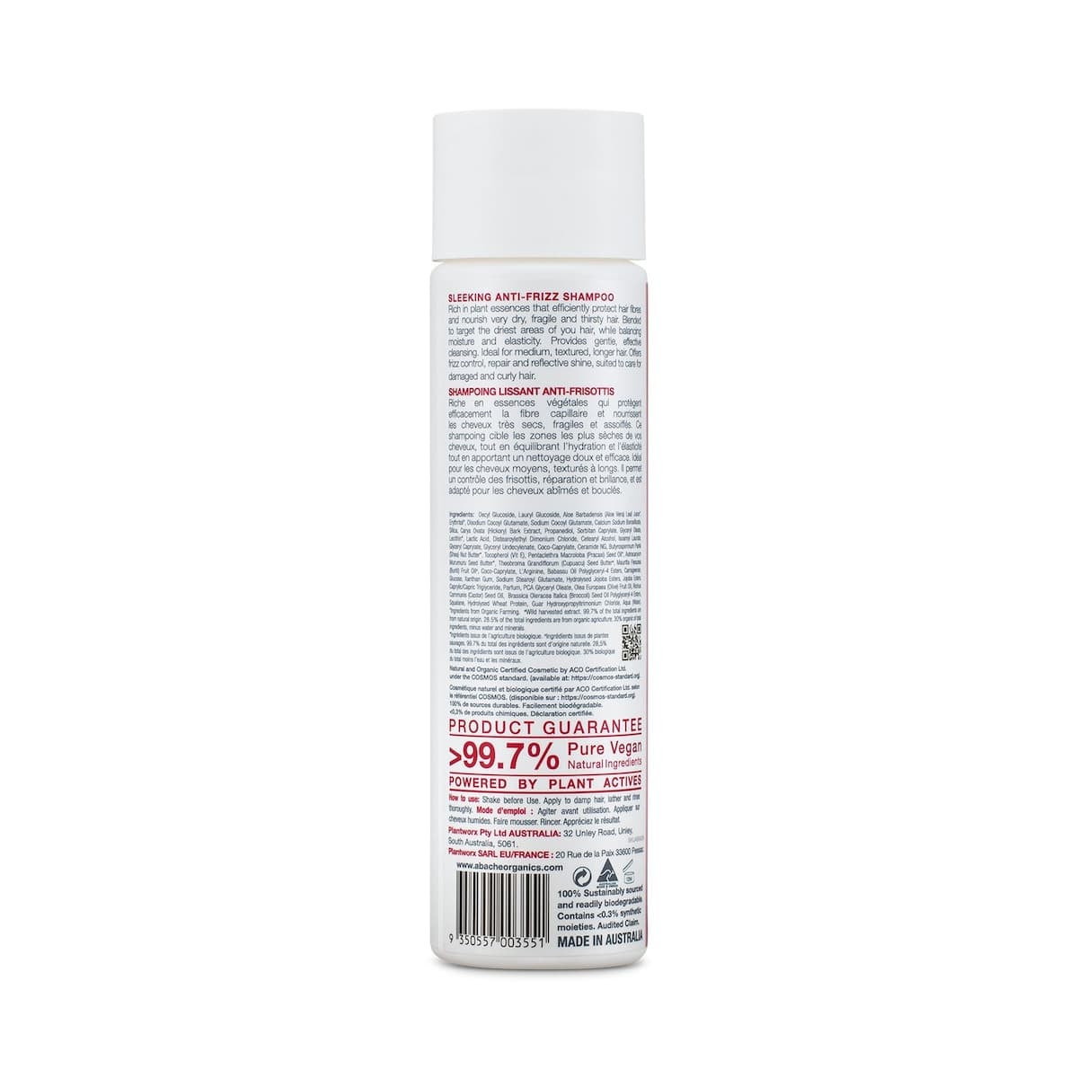 Thumbnail Abache Organics Sleeking Shampoo 225ml