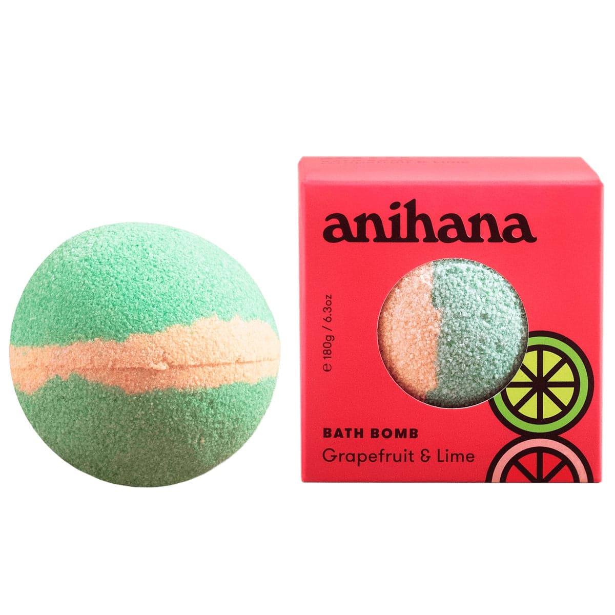 Thumbnail Anihana Bath Bomb Grapefruit & Lime 180g