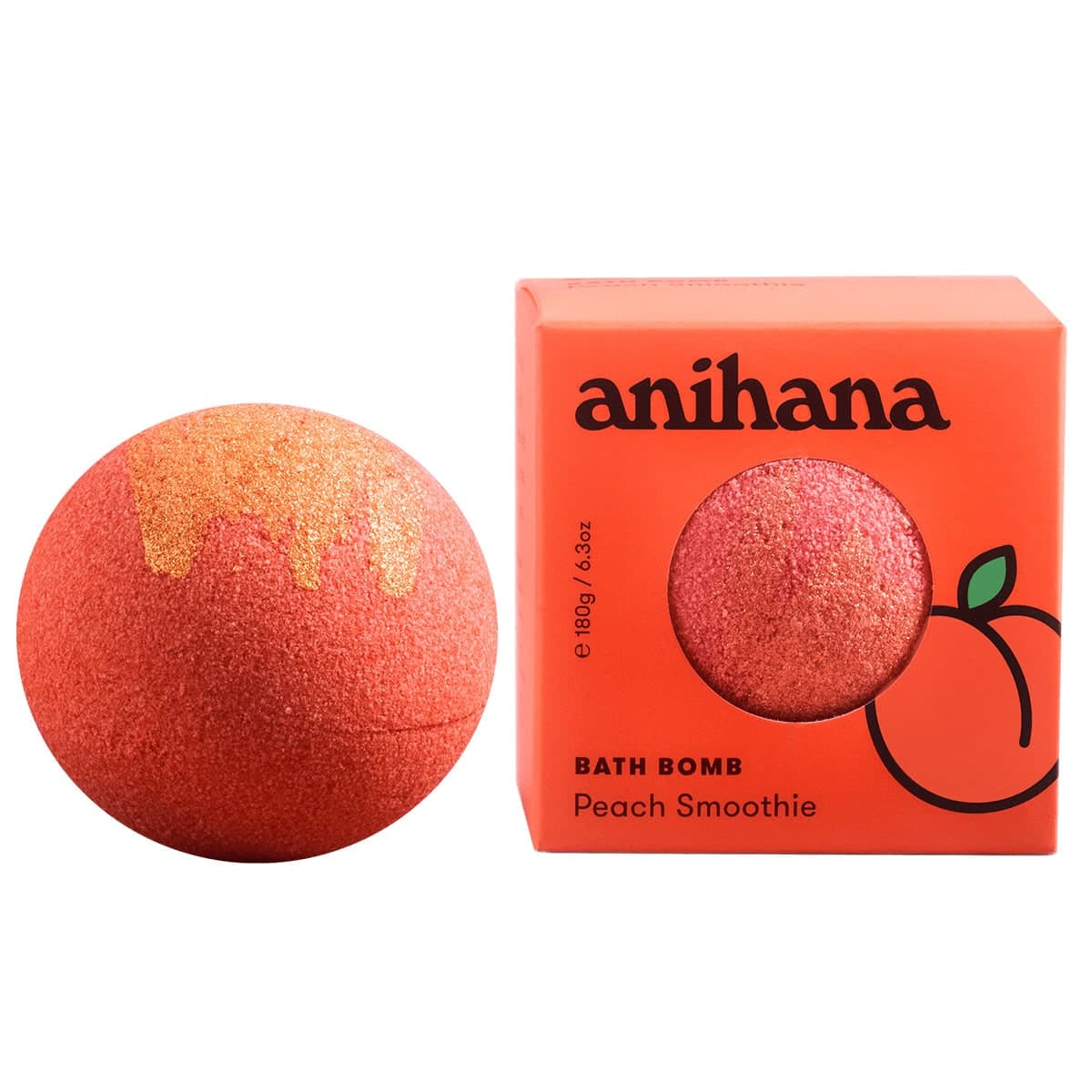 Thumbnail Anihana Bath Bomb Peach Smoothie 180g