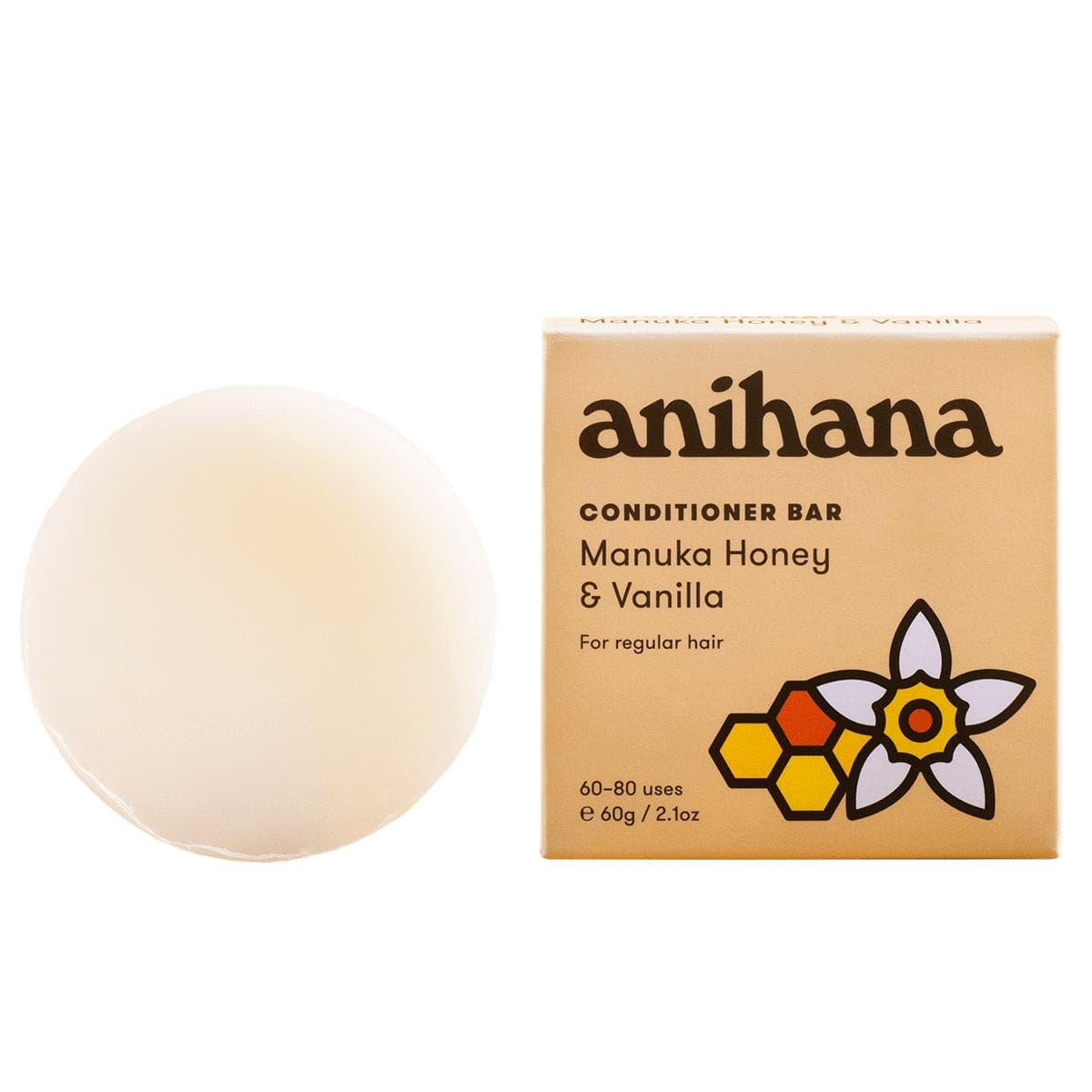 Thumbnail Anihana Conditioner Bar Manuka Honey & Vanilla 60g