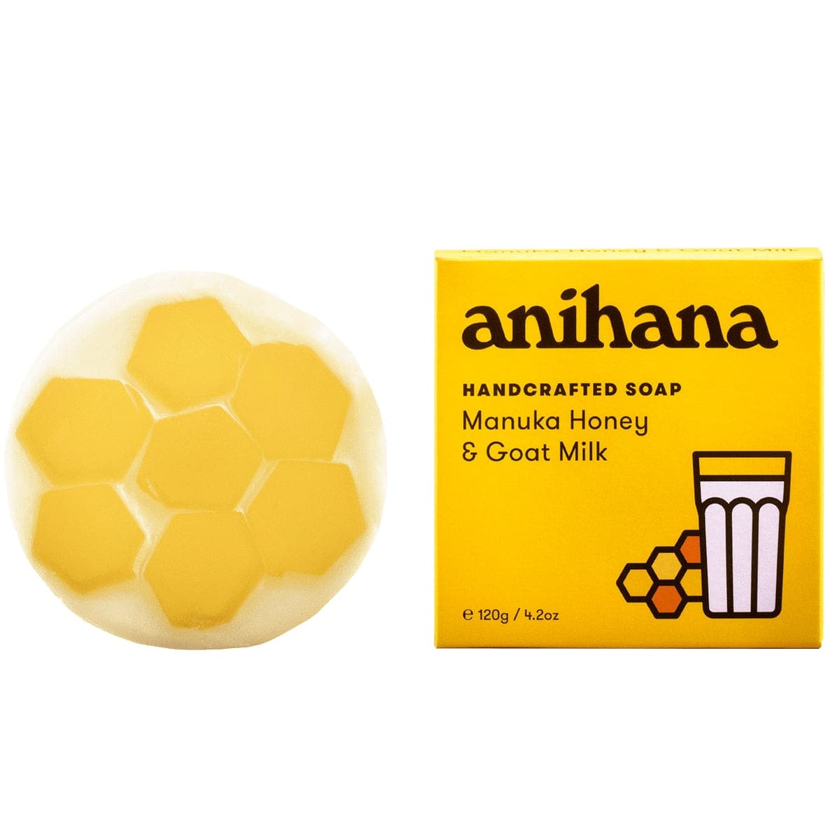Thumbnail Anihana Soap Bar Manuka Honey & Goats Milk 120g