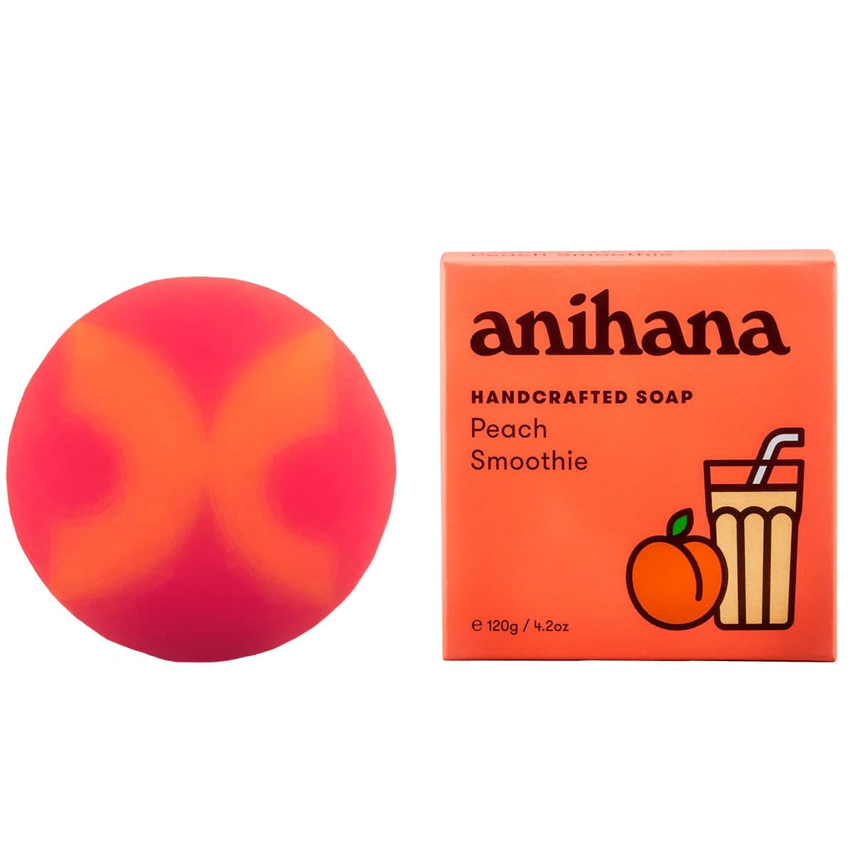 Thumbnail Anihana Soap Bar Peach Smoothie 120g