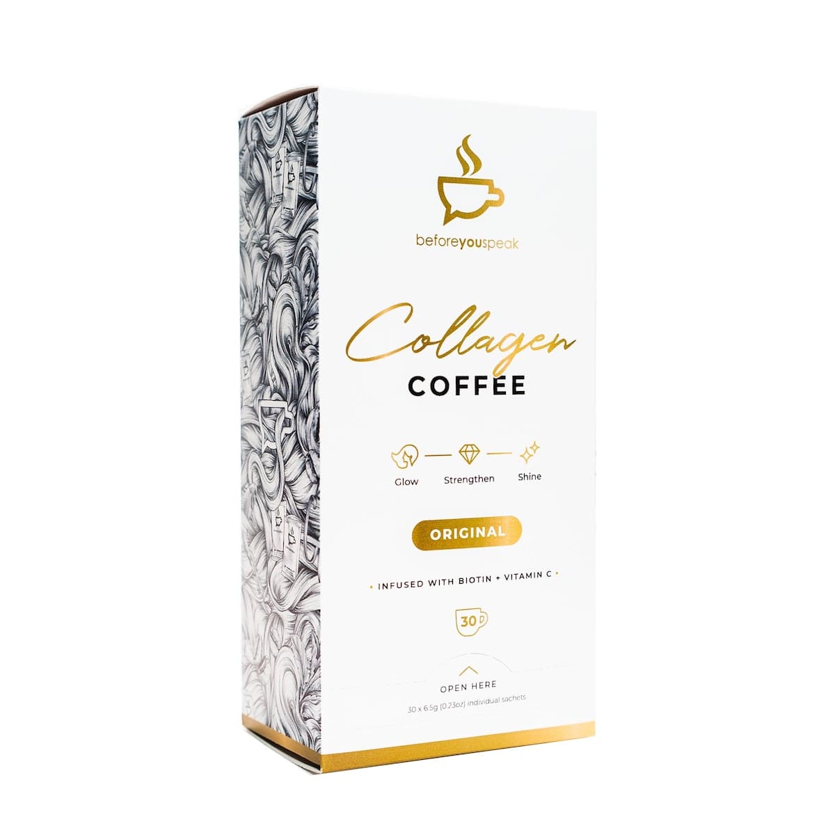 Thumbnail Beforeyouspeak Coffee Collagen Coffee Original 30 x 6.5g