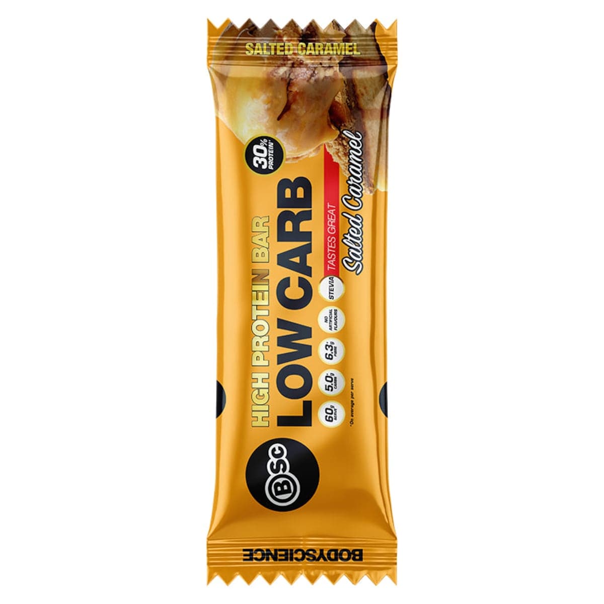 Thumbnail BSc High Protein Low Carb Bars Box Salted Caramel 12 x 60g