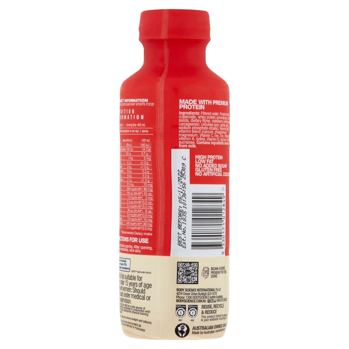 Thumbnail Bsc Rtd Premium Protein Shake Vanilla 6 x 450ml