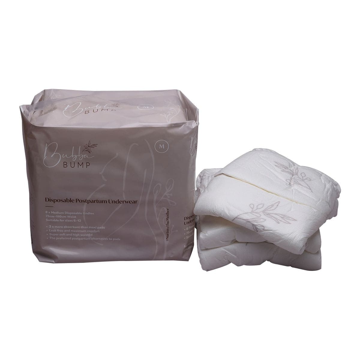 Thumbnail Bubba Bump Disposable Postpartum Underwear M 8 Pack