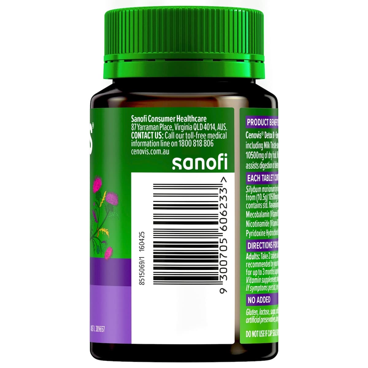 Thumbnail Cenovis Detox B and Energy 60 Tablets