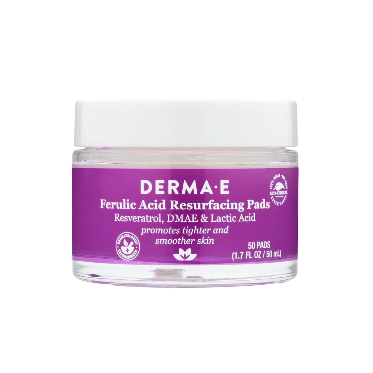 Thumbnail Derma E Firm and Lift Ferulic Acid Resurfacing Pads 50ml