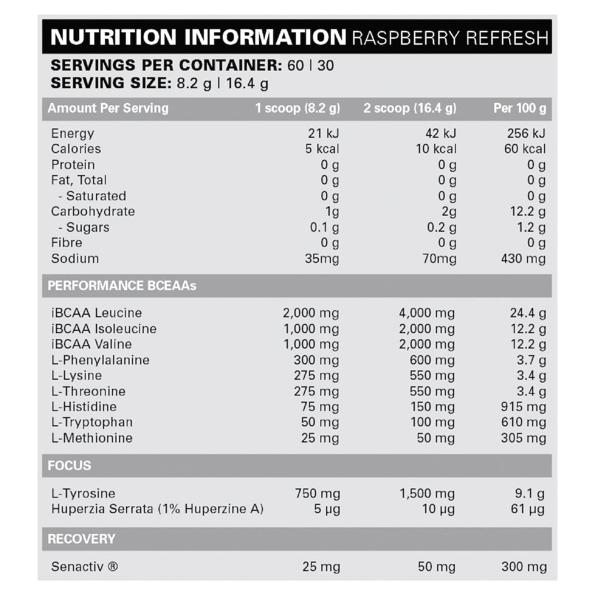 Thumbnail EHPLabs Beyond Bcaa Eaa Raspberry Refresh 492g