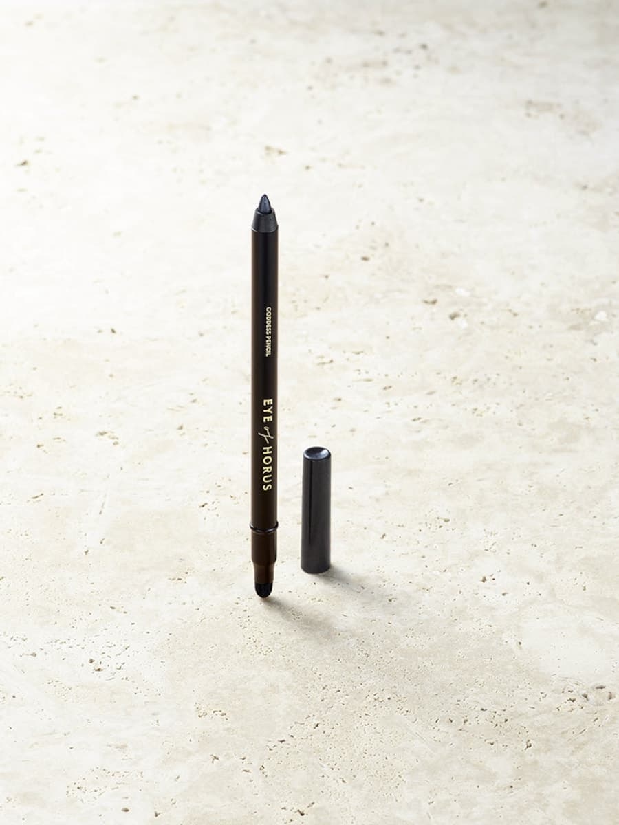 Thumbnail Eye of Horus Goddess Pencil Charcoal Obsidian 1.2g