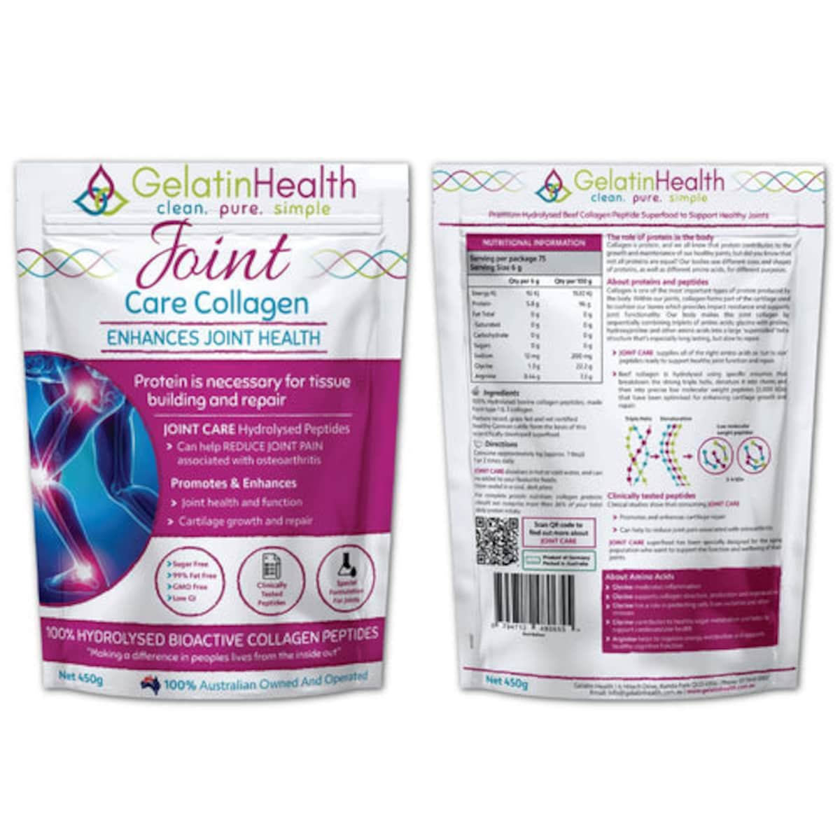Thumbnail Gelatin Health Joint Collagen 450g