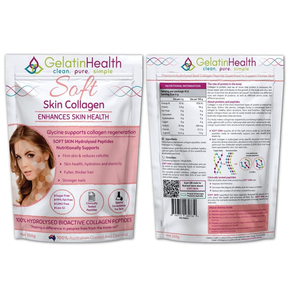 Thumbnail Gelatin Health Skin Collagen 250g