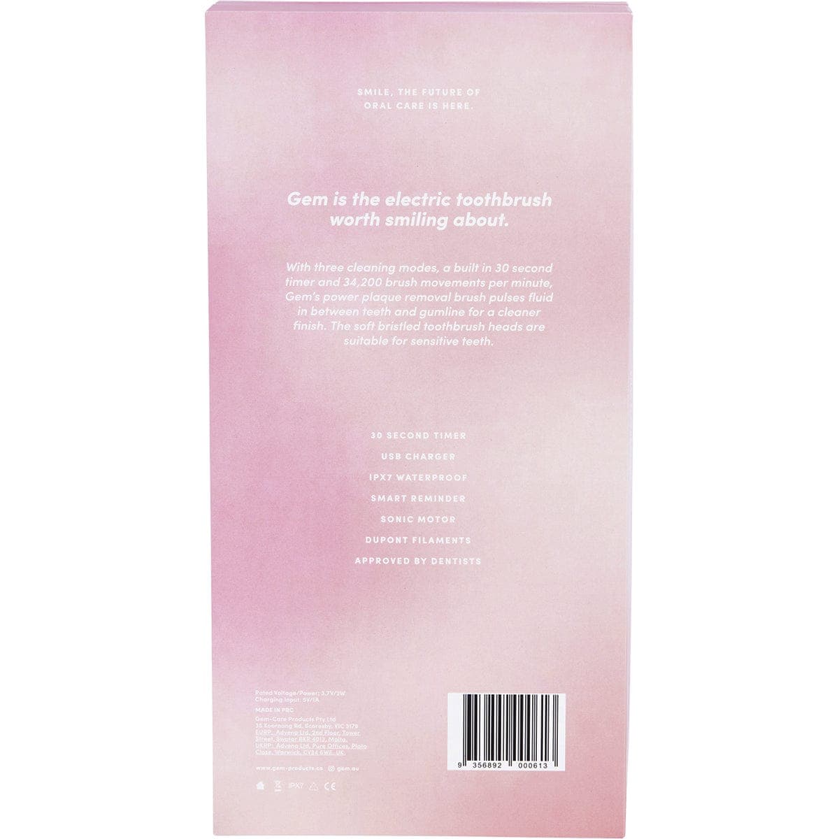 Thumbnail Gem Electric Toothbrush Coconut