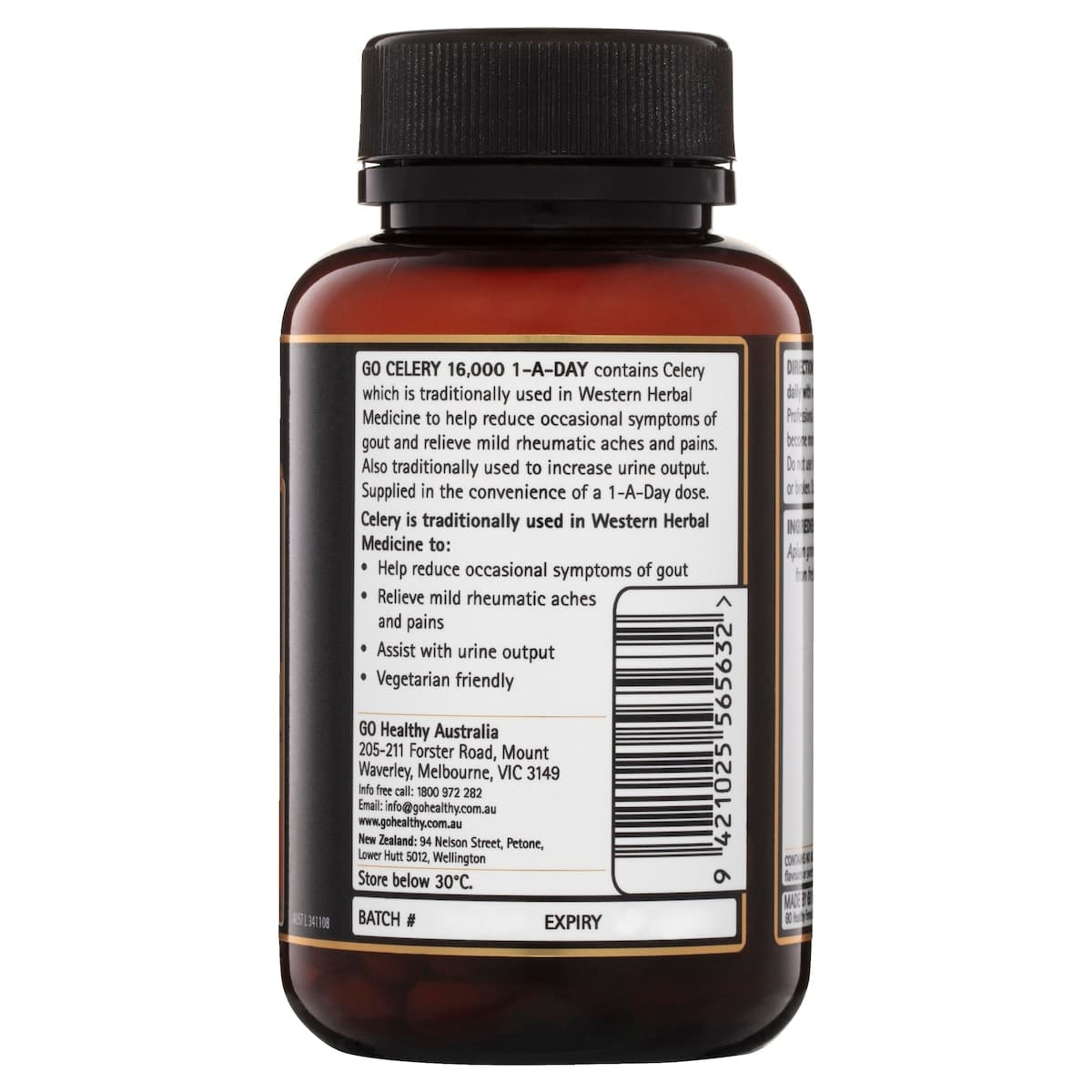Thumbnail GO Healthy Celery 16000 1-A-Day 60 Vege Capsules