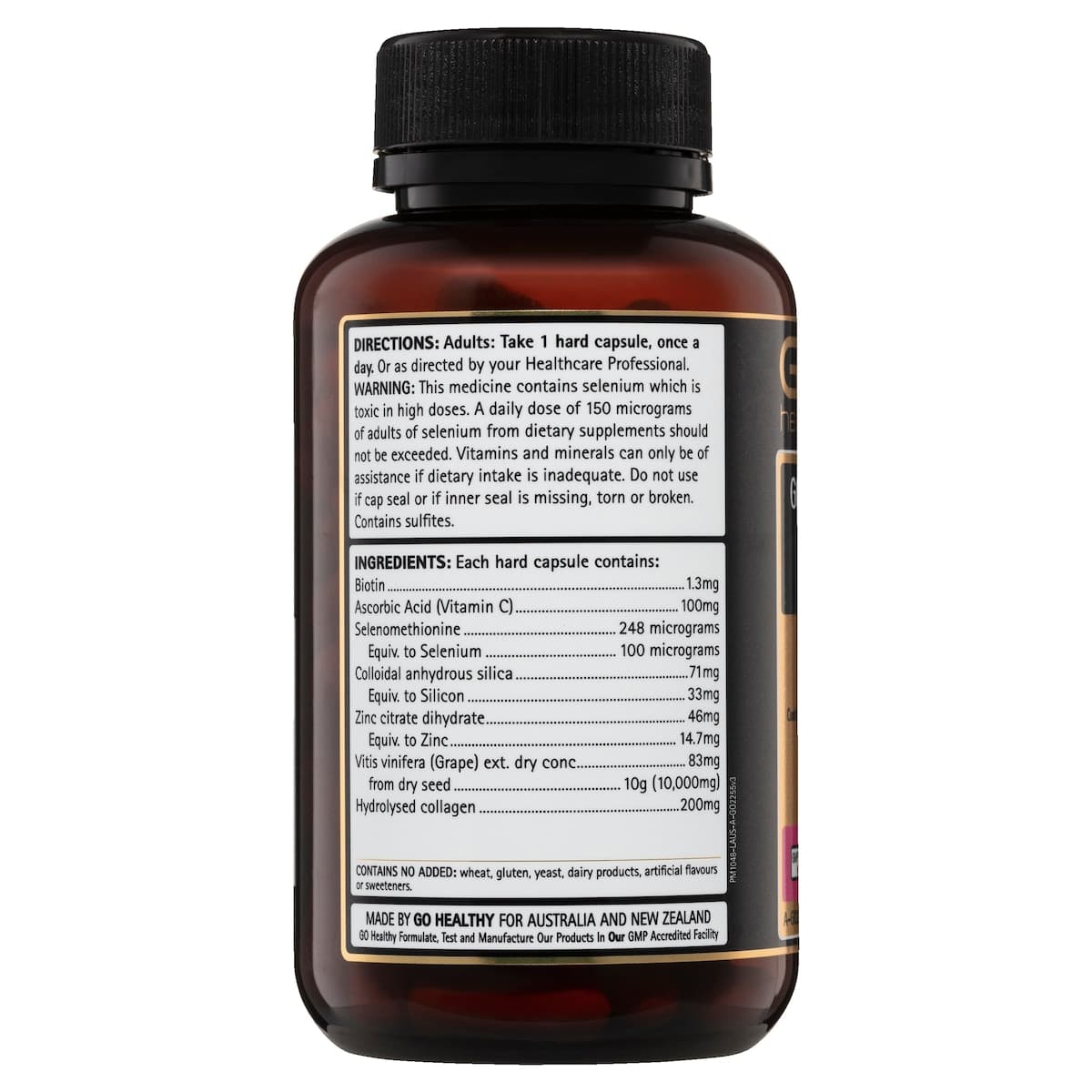 Thumbnail GO Healthy Hair Skin Nails Plus 1-A-DAY 100 Vege Capsules