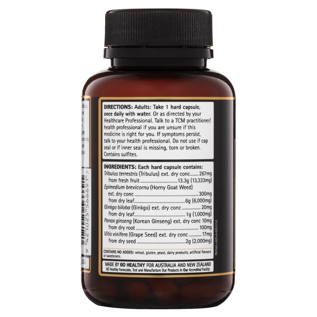 Thumbnail GO Healthy Man Plus Performance 60 Vege Capsules