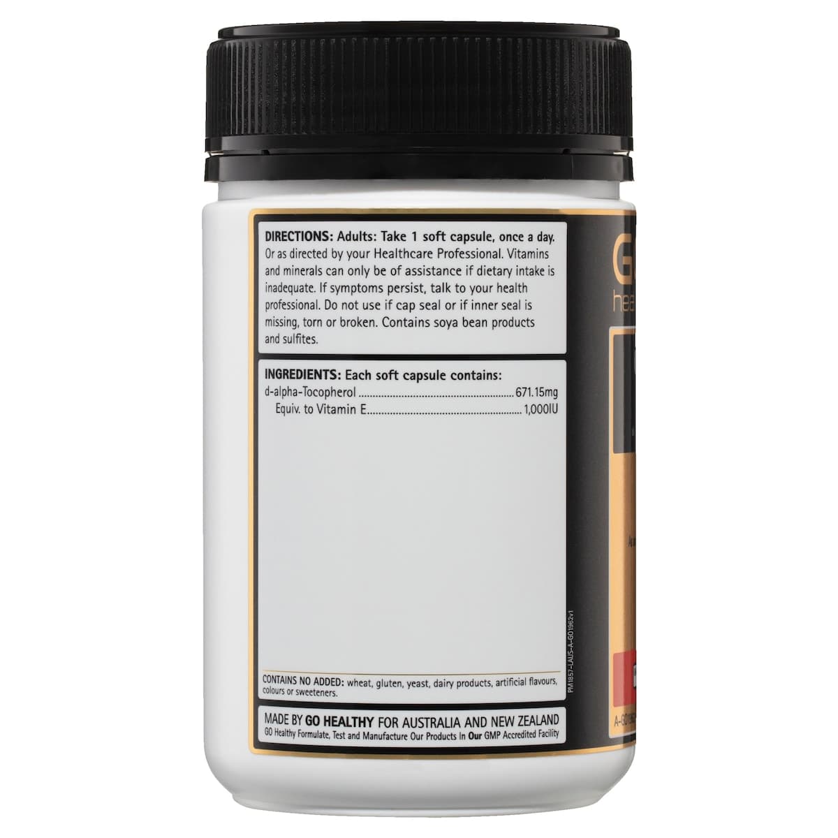 Thumbnail GO Healthy Vitamin E 1000IU 120 Softgel Capsules
