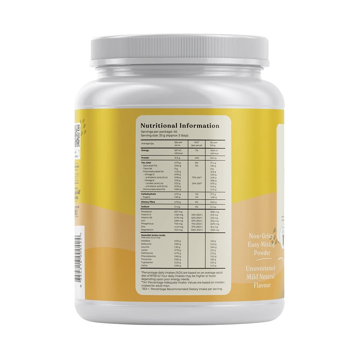 Thumbnail Hemp Foods Australia Organic Hemp Gold Protein Powder 1.5Kg