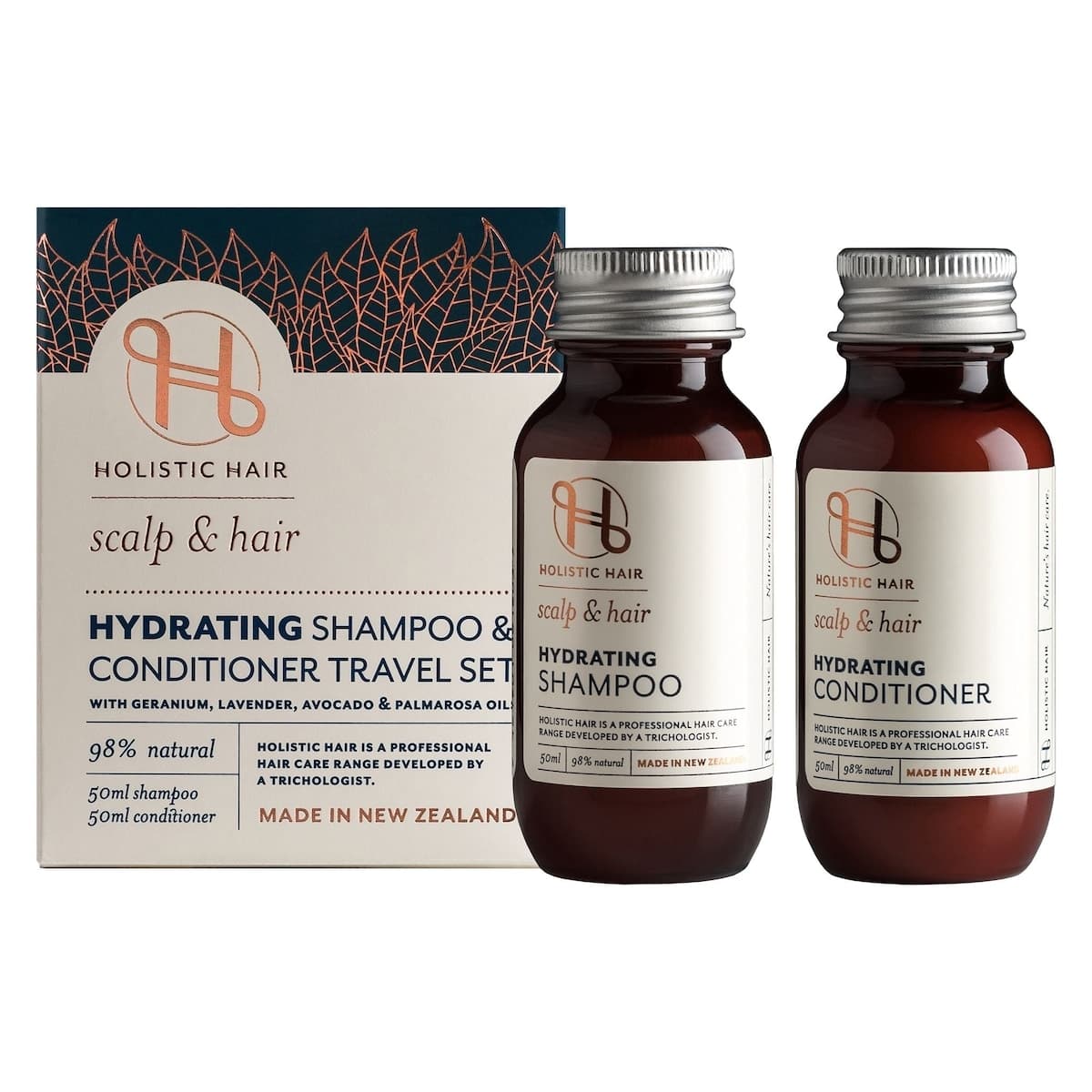 Thumbnail Holistic Hair Hydrating Shampoo & Conditioner Travel Set - 2x 50ml