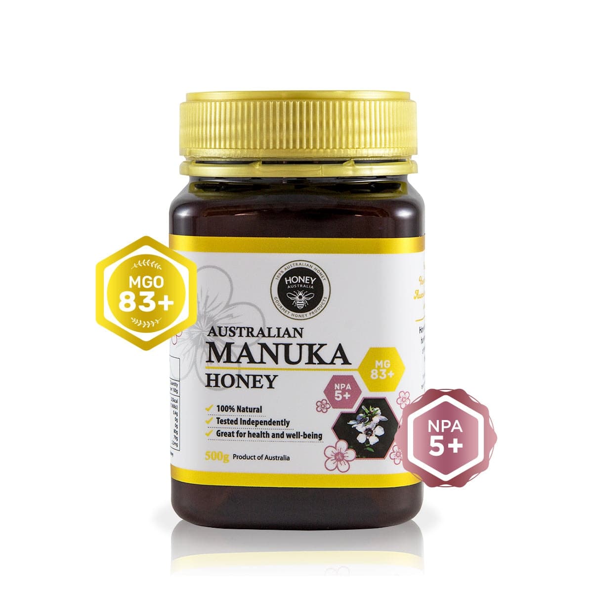 Thumbnail Honey Australia Australian Manuka Honey MGO 83+ 500g