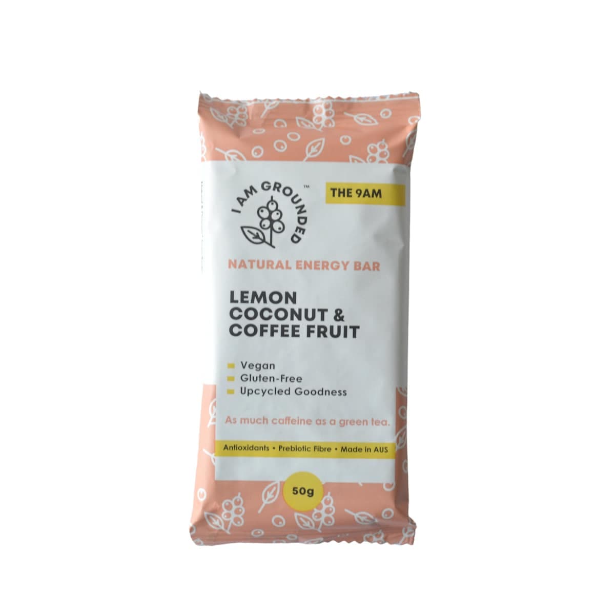 Thumbnail I Am Grounded Superfood Bar Lemon Coconut & Coffee Fruit 50G
