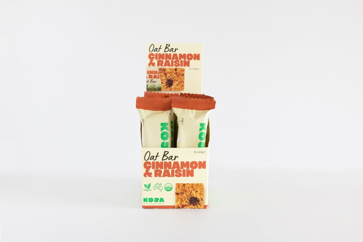 Thumbnail Koja Oat Bar Cinnamon Raisin 12 x 60g