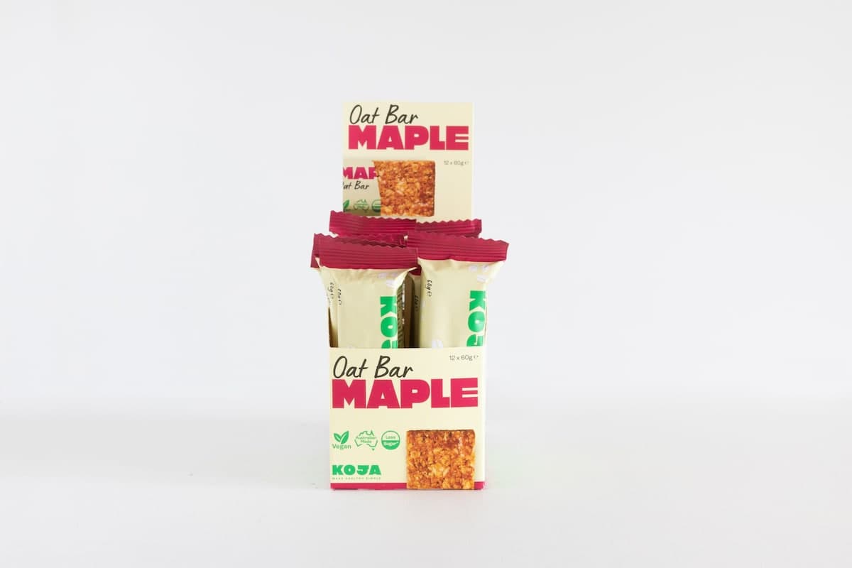 Thumbnail Koja Oat Bars Box Maple 12 x 60g