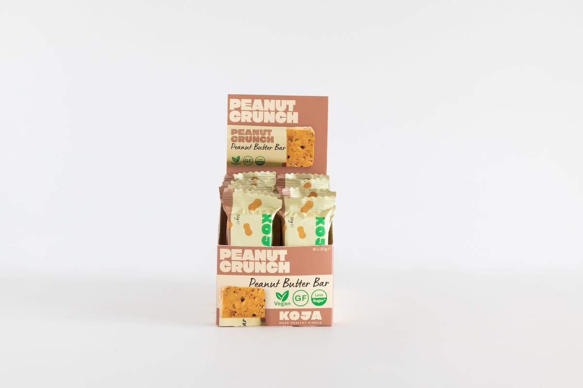Thumbnail Koja Peanut Crunch Peanut Butter Bars Box 16 x 30g