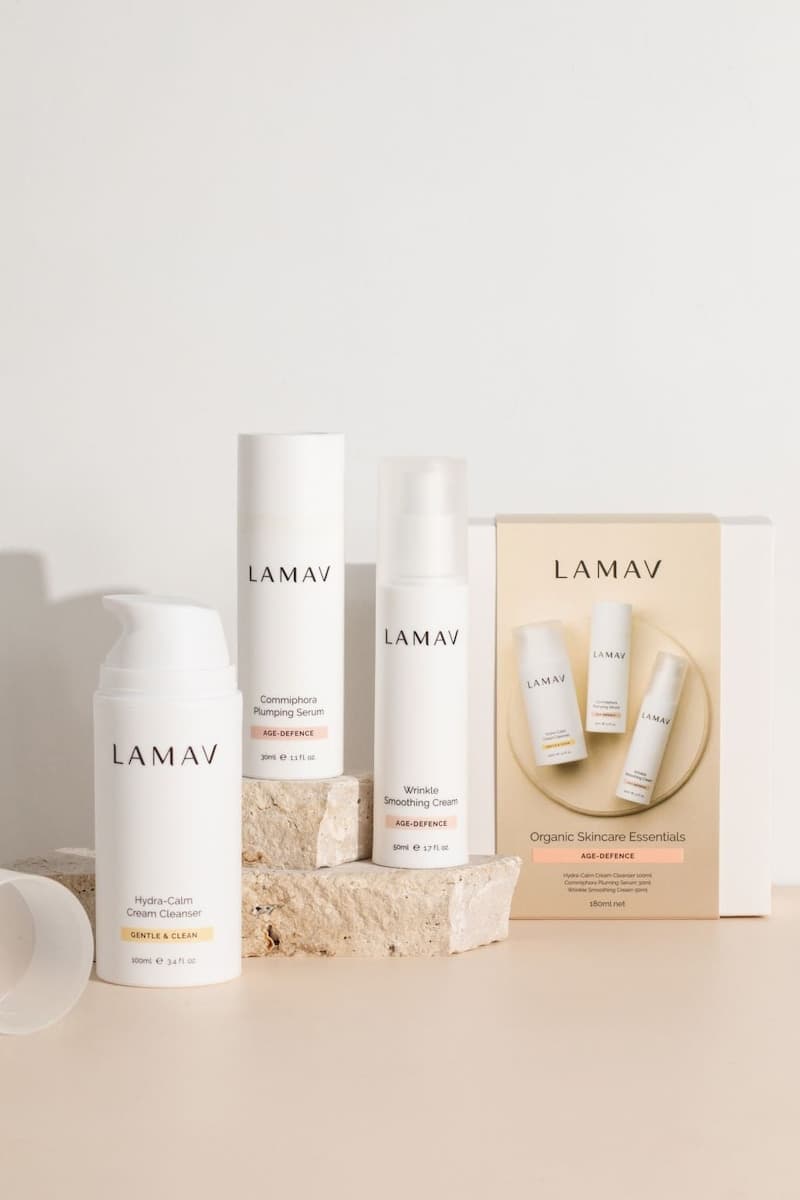 Thumbnail LAMAV Age Defence Organic Skincare Essentials 3 Pack