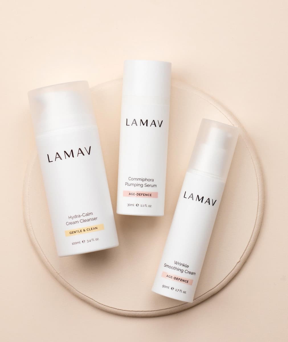 Thumbnail LAMAV Age Defence Organic Skincare Essentials 3 Pack