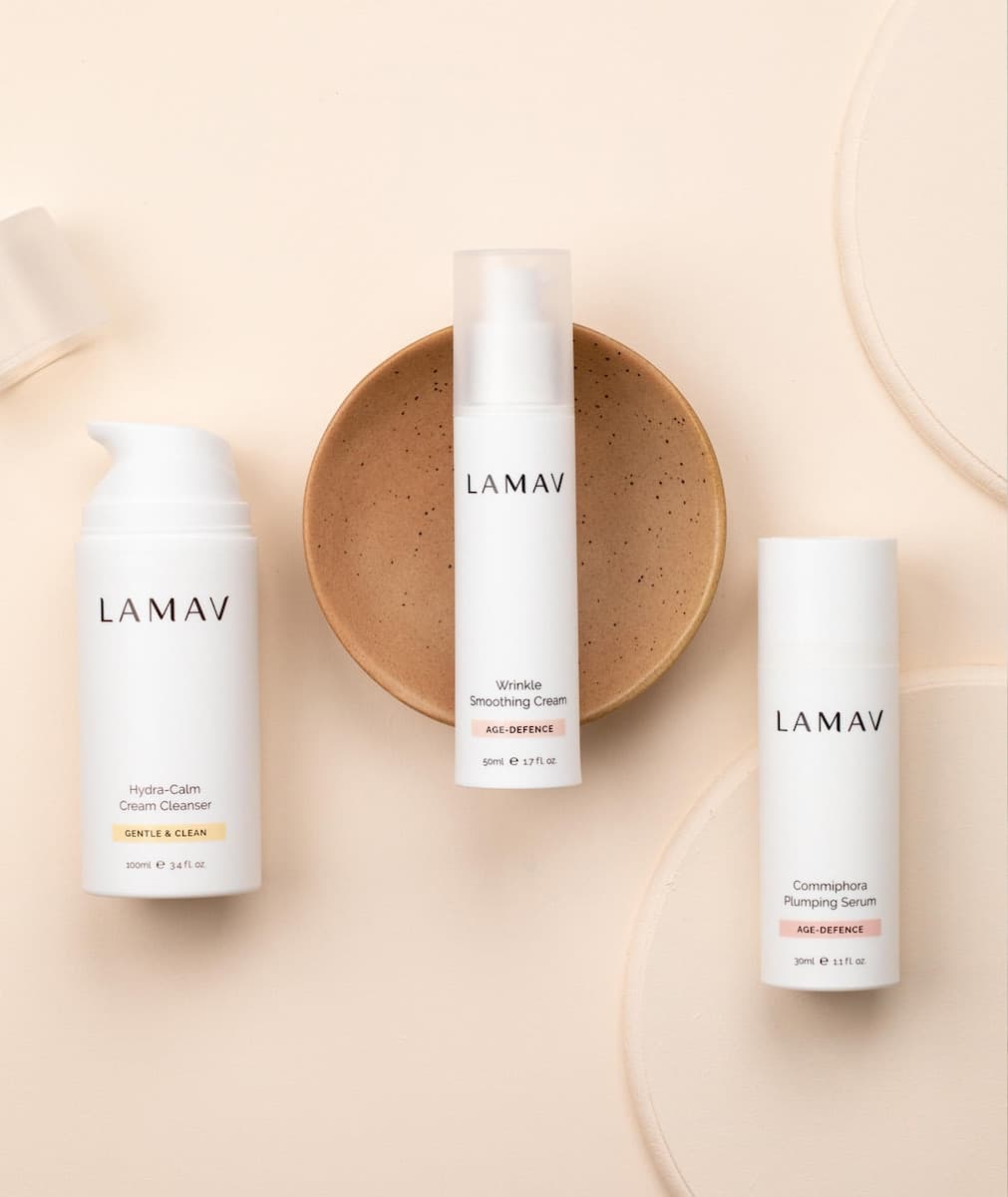 Thumbnail LAMAV Age Defence Organic Skincare Essentials 3 Pack