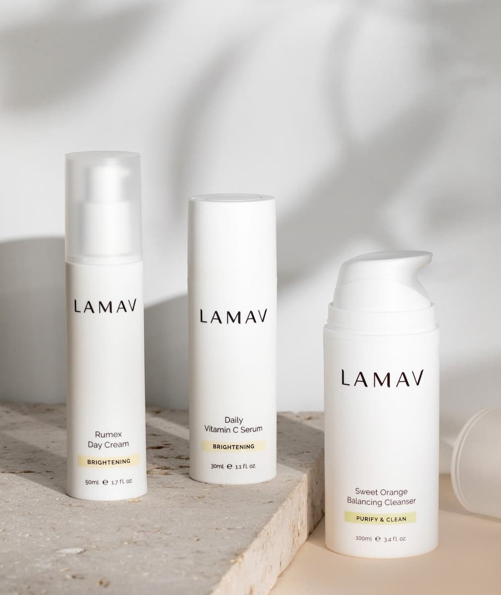 Thumbnail LAMAV Organic Skincare Essentials Brightening 3 Pack