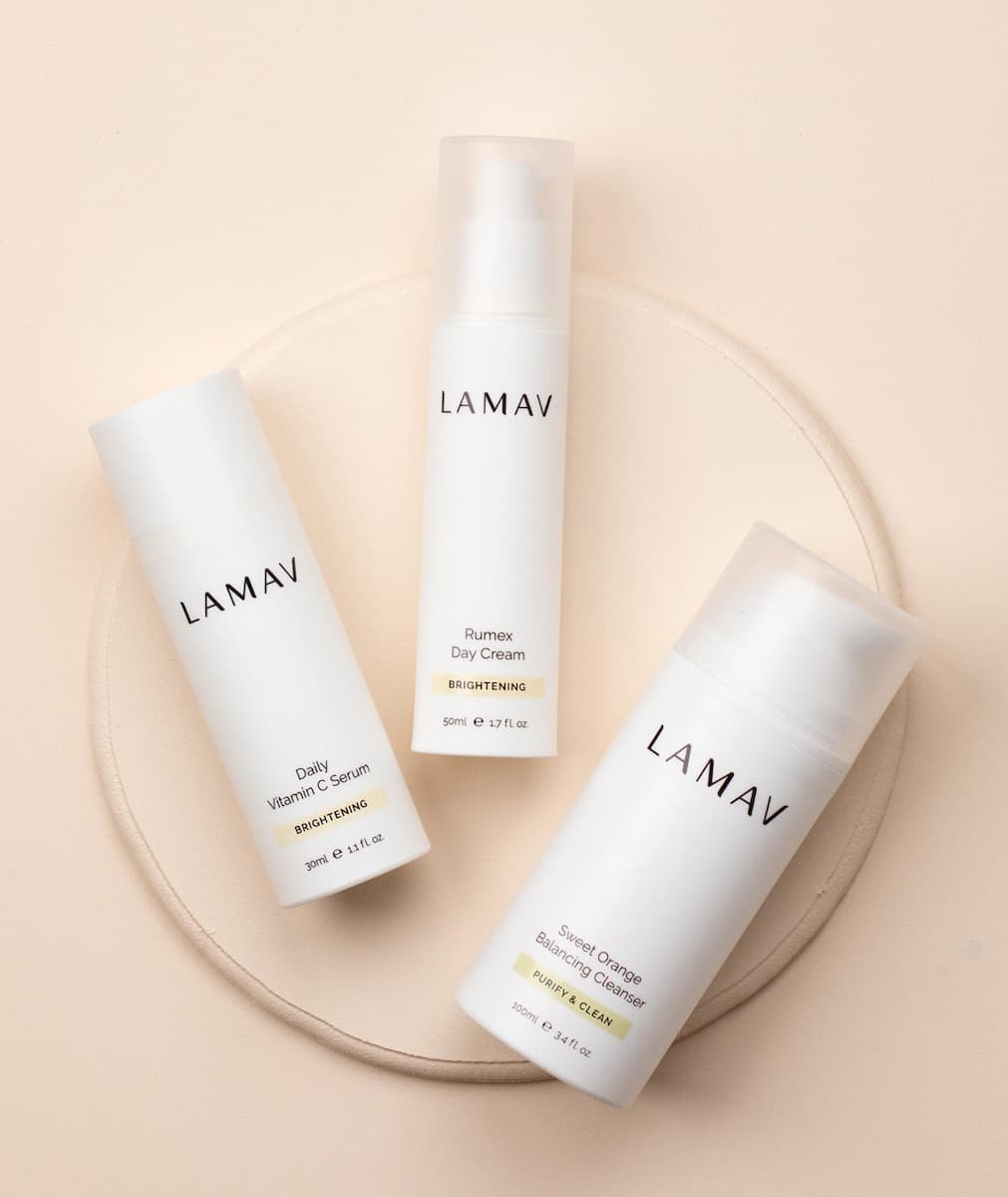 Thumbnail LAMAV Organic Skincare Essentials Brightening 3 Pack