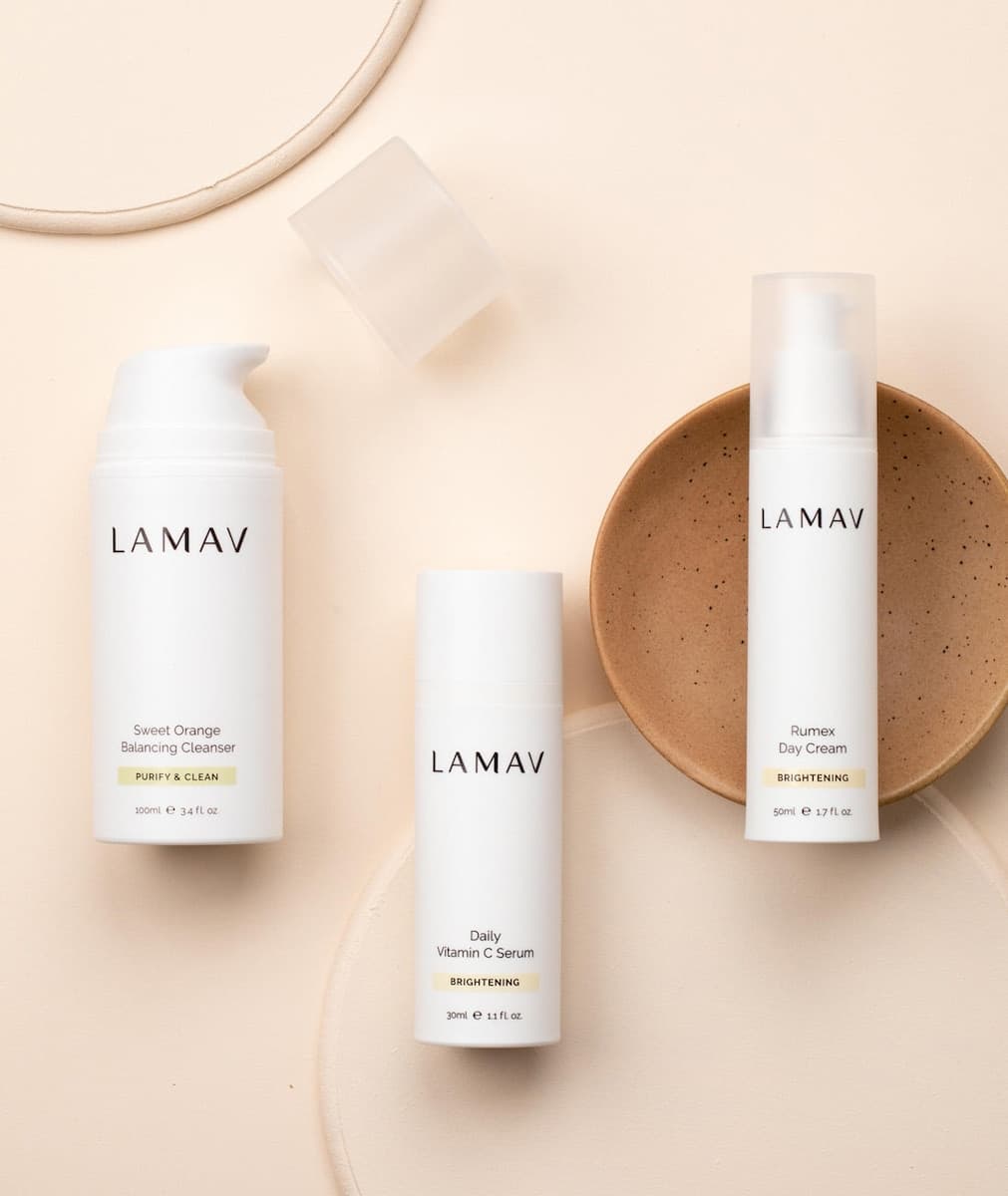 Thumbnail LAMAV Organic Skincare Essentials Brightening 3 Pack