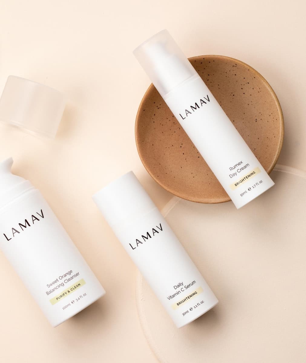 Thumbnail LAMAV Organic Skincare Essentials Brightening 3 Pack