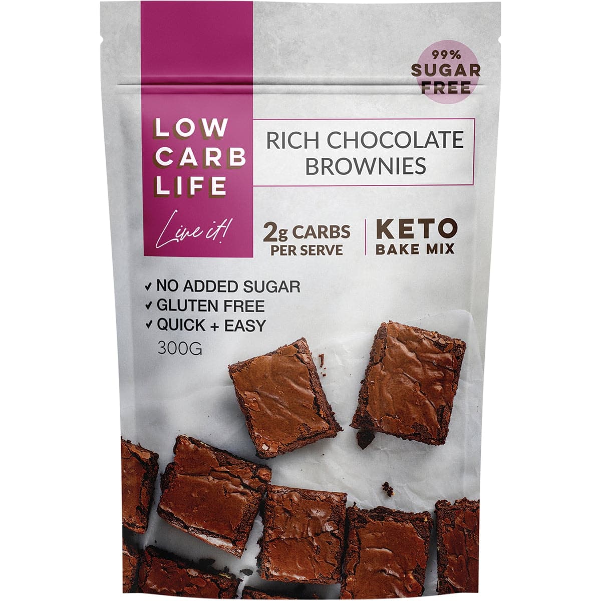 Thumbnail Low Carb Life Keto Bake Mix Rich Chocolate Brownies 300g